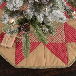 VHC Brands 21 In. Dolly Star Natural Tan Primitive Christmas Decor Tree Skirt 7 VHC Brands 21 In. Dolly Star Natural Tan Primitive Christmas Decor Tree Skirt -Christmas decorations shop vhc brands christmas tree skirts collars 42490 31 1000
