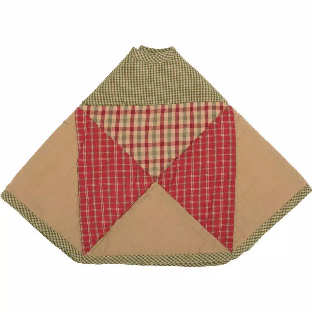 VHC Brands 21 In. Dolly Star Natural Tan Primitive Christmas Decor Tree Skirt 3 VHC Brands 21 In. Dolly Star Natural Tan Primitive Christmas Decor Tree Skirt - Image 3