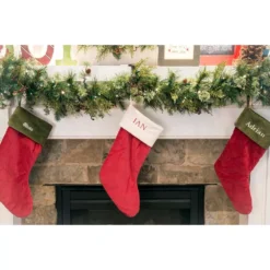 Village Lighting Company Garland And Stocking Mantle Hanger (3-Pack) -Christmas decorations shop village lighting company stocking holders v 20530 rs 3pk 4f 1000