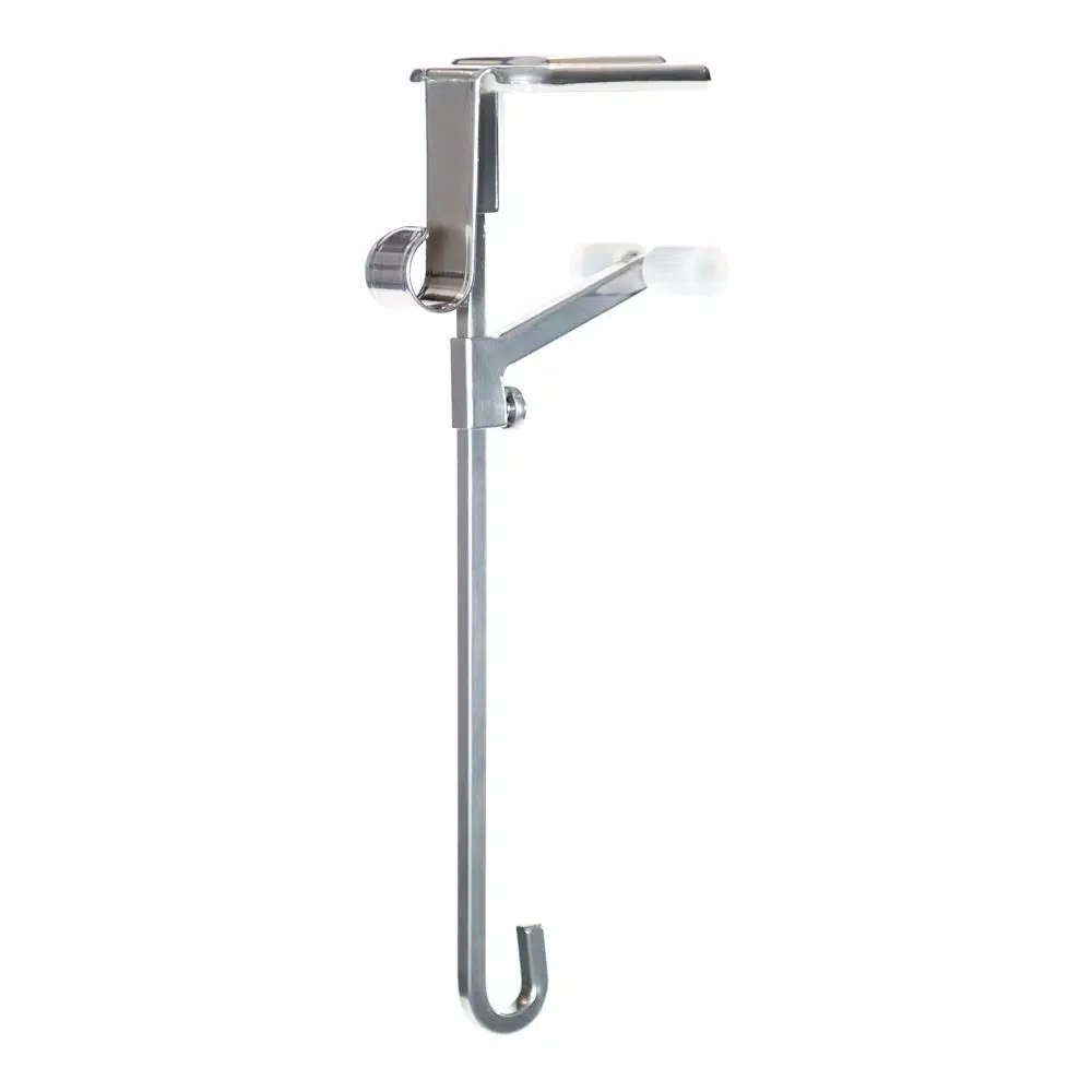 Village Lighting Company Silver Mantle Garland And Stocking Holder 2 Village Lighting Company Silver Mantle Garland And Stocking Holder - Image 2