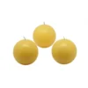 Zest Candle 2 In. Yellow Citronella Ball Candles (Box Of 2)
