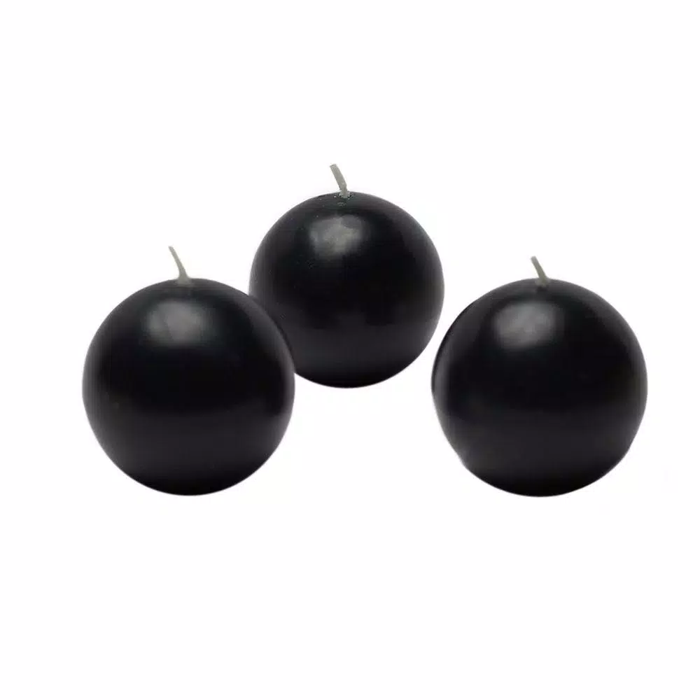 Zest Candle 2 In. Black Ball Candles (12-Box) 1 Zest Candle 2 In. Black Ball Candles (12-Box)