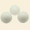 Zest Candle 3 In. White Ball Candles (6-Box)
