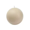 Zest Candle 4 In. Ivory Ball Candles (2-Box)