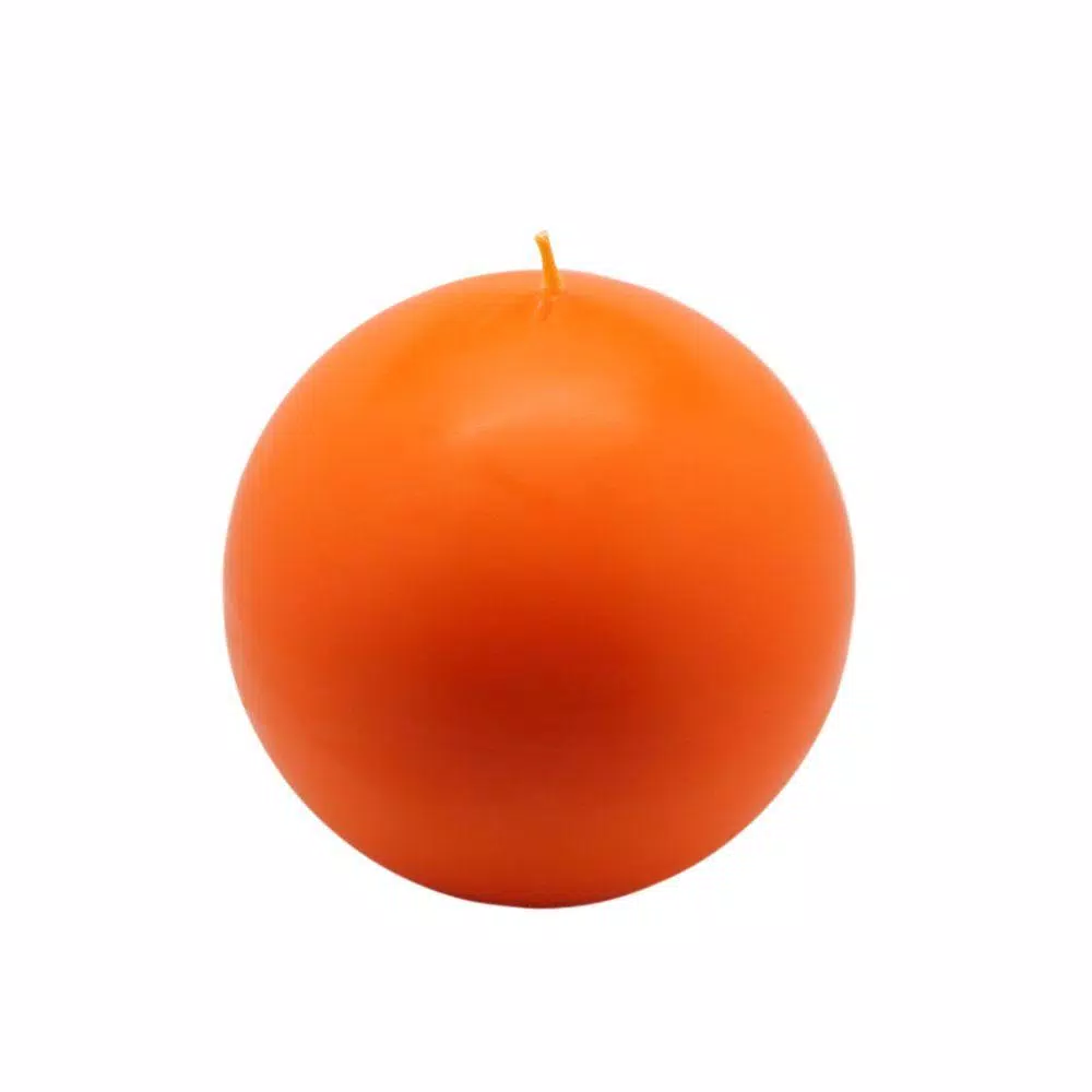 Zest Candle 4 In. Orange Ball Candles (2-Box) 1 Zest Candle 4 In. Orange Ball Candles (2-Box)