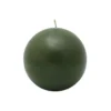 Zest Candle 4 In. Hunter Green Ball Candles (2-Box)