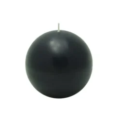 Zest Candle 4 In. Black Ball Candles (2-Box)