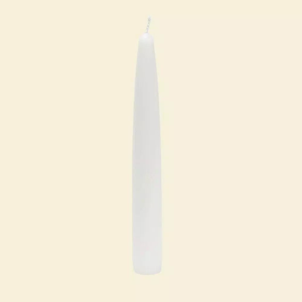 Zest Candle 6 In. White Taper Candles (12-Set) 2 Zest Candle 6 In. White Taper Candles (12-Set) - Image 2