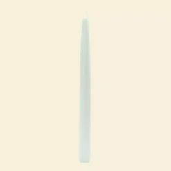 Zest Candle 10 In. White Taper Candles (12-Set) -Christmas decorations shop zest candle christmas candles holders cez 021 c3 1000