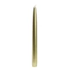 Zest Candle 10 In. Metallic Gold Taper Candles (12-Set)