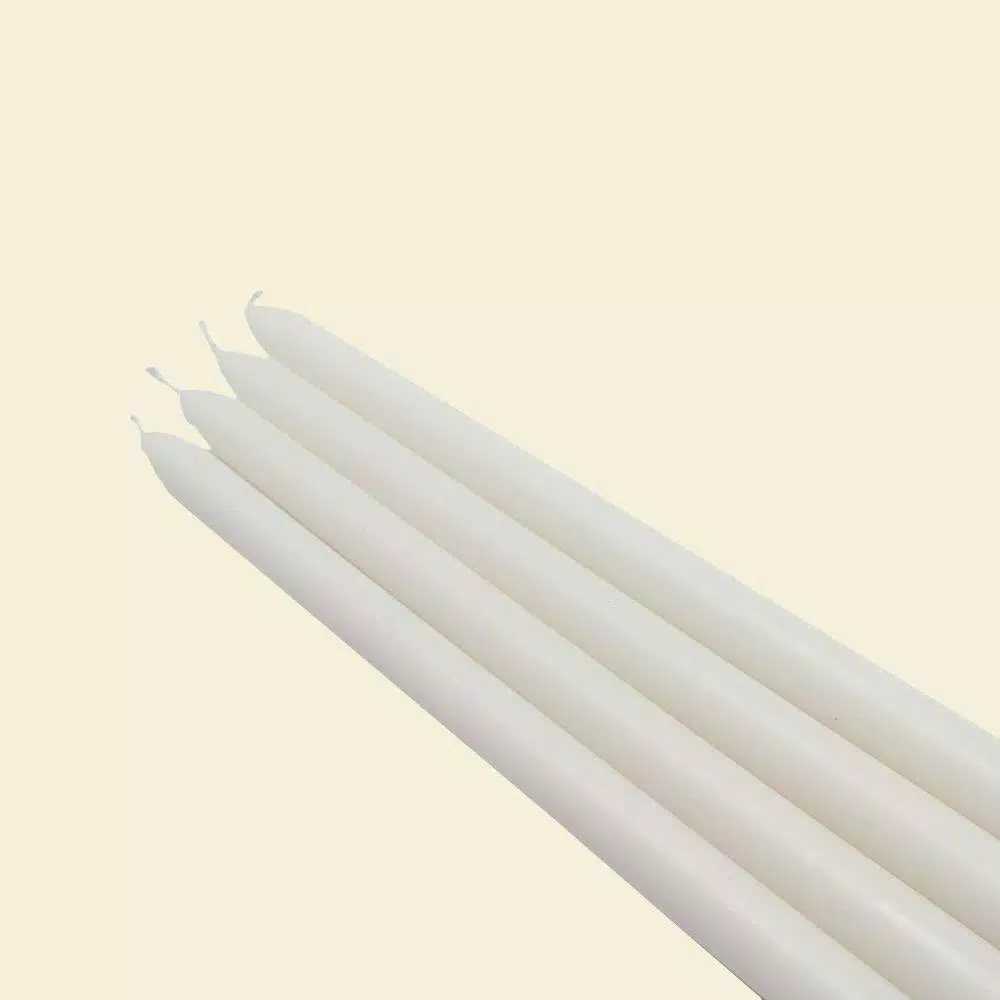 Zest Candle 12 In. White Taper Candles (12-Set) 1 Zest Candle 12 In. White Taper Candles (12-Set)