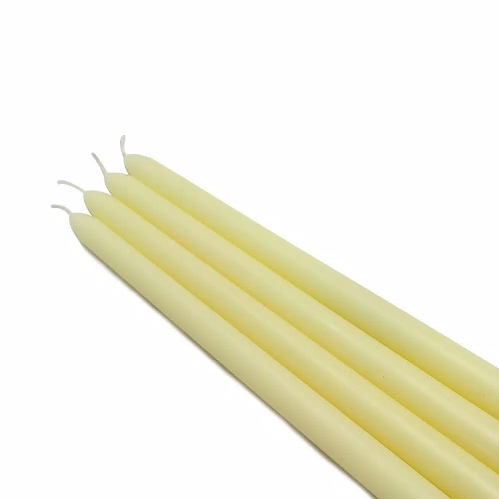 Zest Candle 12 In. Ivory Taper Candles (12-Set) 1 Zest Candle 12 In. Ivory Taper Candles (12-Set)