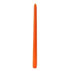 Zest Candle 12 In. Orange Taper Candles (12-Set) -Christmas decorations shop zest candle christmas candles holders cez 070 c3 1000