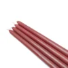 Zest Candle 12 In. Burgundy Taper Candles (12-Set)