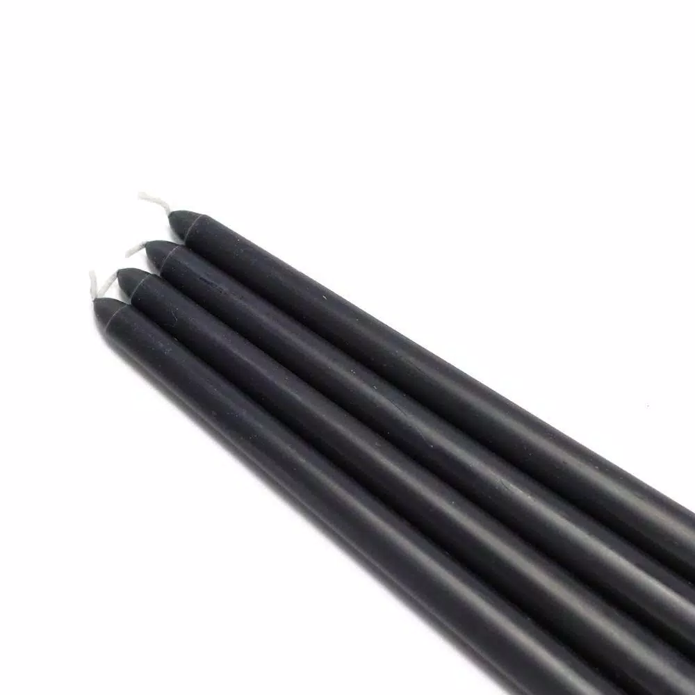 Zest Candle 12 In. Black Taper Candles (12-Set) 1 Zest Candle 12 In. Black Taper Candles (12-Set)