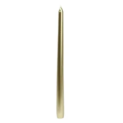 Zest Candle 12 In. Metallic Gold Taper Candles (12-Set) 3 Zest Candle 12 In. Metallic Gold Taper Candles (12-Set) -Christmas decorations shop zest candle christmas candles holders cez 085 c3 1000
