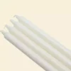 Zest Candle 10 In. White Straight Taper Candles (12-Set)
