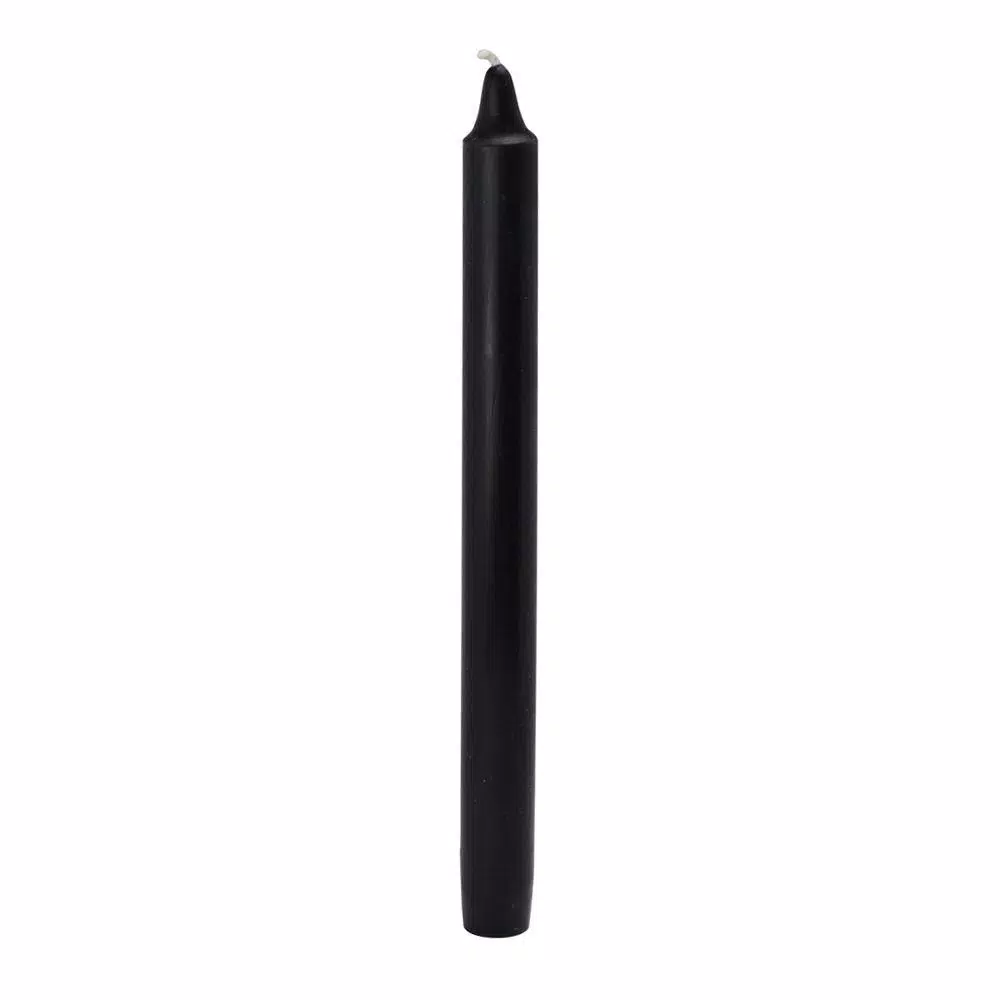 Zest Candle 10 In. Black Straight Taper Candles (12-Set) 2 Zest Candle 10 In. Black Straight Taper Candles (12-Set) - Image 2