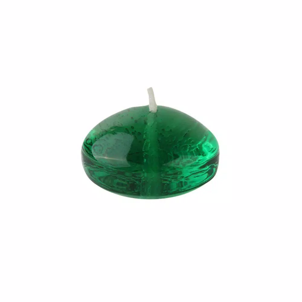 Zest Candle 1.75 In. Clear Hunter Green Gel Floating Candles (Box Of 12) 1 Zest Candle 1.75 In. Clear Hunter Green Gel Floating Candles (Box Of 12)