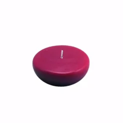 Zest Candle 2.25 In. Burgundy Floating Candles (Box Of 24)