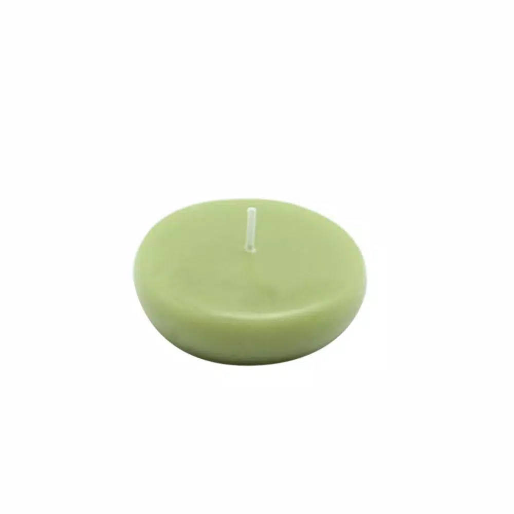 Zest Candle 2.25 In. Sage Green Floating Candles (Box Of 24) 1 Zest Candle 2.25 In. Sage Green Floating Candles (Box Of 24)