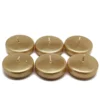 Zest Candle 2.25 In. Metallic Gold Floating Candles (24-Box)