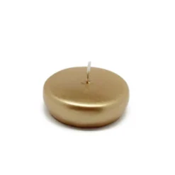 Zest Candle 2.25 In. Metallic Gold Floating Candles (24-Box) 3 Zest Candle 2.25 In. Metallic Gold Floating Candles (24-Box) -Christmas decorations shop zest candle christmas candles holders cfz 043 c3 1000