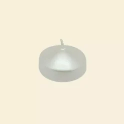 Zest Candle 1.75 In. Pearl White Floating Candles (Box Of 24)