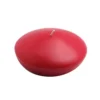 Zest Candle 4 In. Red Floating Candles (Box Of 3)