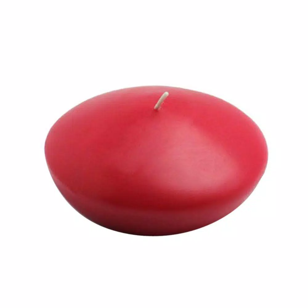 Zest Candle 4 In. Red Floating Candles (Box Of 3) 1 Zest Candle 4 In. Red Floating Candles (Box Of 3)