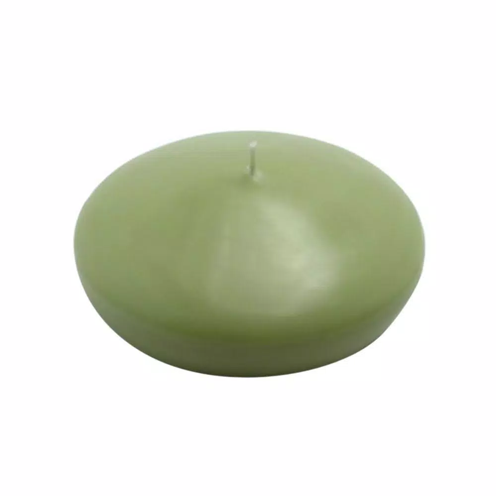 Zest Candle 4 In. Sage Green Floating Candles (Box Of 3) 1 Zest Candle 4 In. Sage Green Floating Candles (Box Of 3)