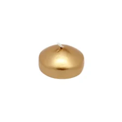 Zest Candle 1.75 In. Metallic Bronze Gold Floating Candles (24-Box)