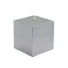 Zest Candle 3 In. X 3 In. Metallic Silver Square Pillar Candles Bulk (12-Case)