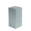 Zest Candle 3 In. X 6 In. Metallic Silver Square Pillar Candle Bulk (12-Box)