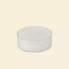 Zest Candle 2.25 In. White Mega Oversized Tealights Candles (12-Box)