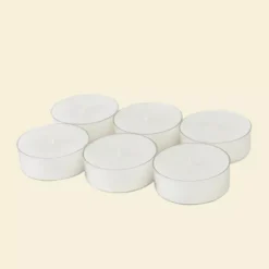 Zest Candle 2.25 In. White Mega Oversized Tealights Candles (12-Box) 3 Zest Candle 2.25 In. White Mega Oversized Tealights Candles (12-Box) -Christmas decorations shop zest candle christmas candles holders ctm 020 c3 1000