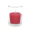 Zest Candle 2 In. Red Round Glass Votive Candles (12-Box)